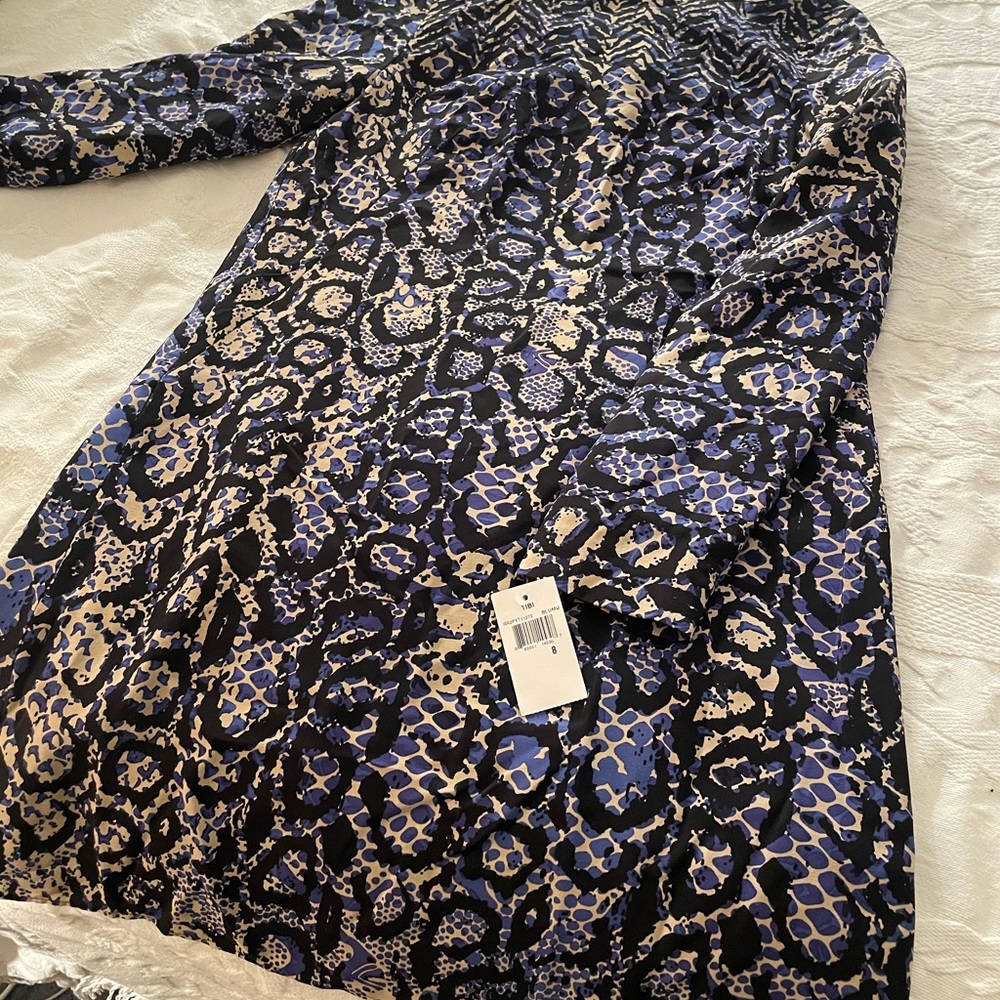 Brand New! NWT TIBI Leopard Print Silk Dress
